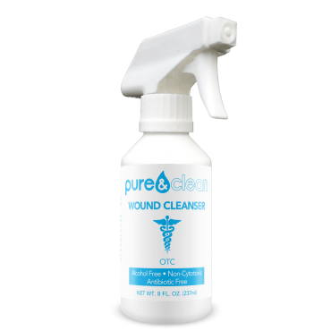 Wound Cleanser (8oz spray bottle) 100 ppm HOCL